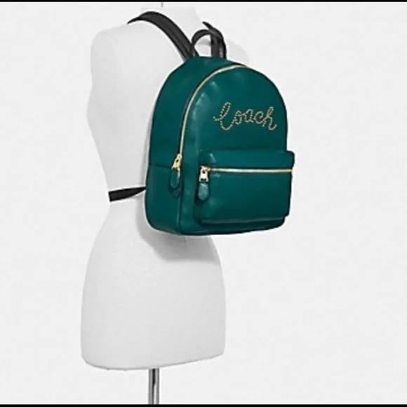 Coach Studded Charlie Backpacker - Picture 2 of 3